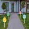 4ct Pastel Easter Egg Pathway Marker Lawn Stakes Clear Lights